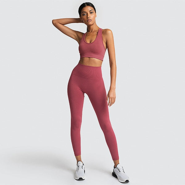 Set 2 piece Sport Bra with Leggings - Casual Virtual Chic