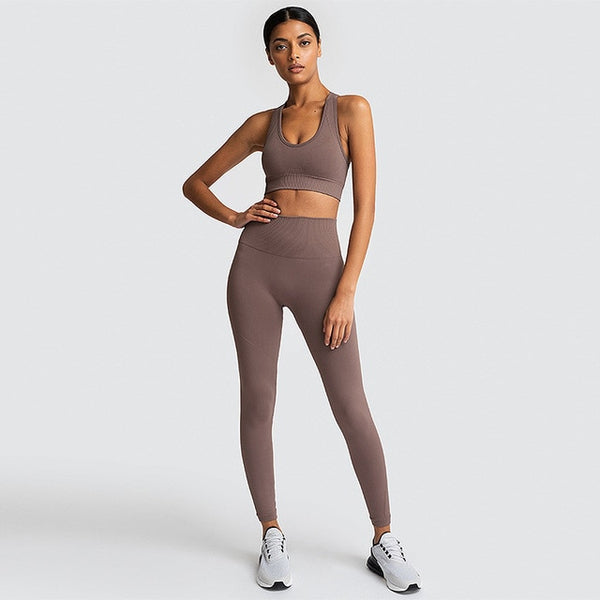 Set 2 piece Sport Bra with Leggings - Casual Virtual Chic