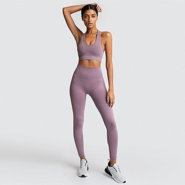 Set 2 piece Sport Bra with Leggings - Casual Virtual Chic