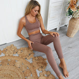 Set 2 piece Sport Bra with Leggings - Casual Virtual Chic