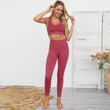 Set 2 piece Sport Bra with Leggings - Casual Virtual Chic